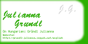 julianna grundl business card